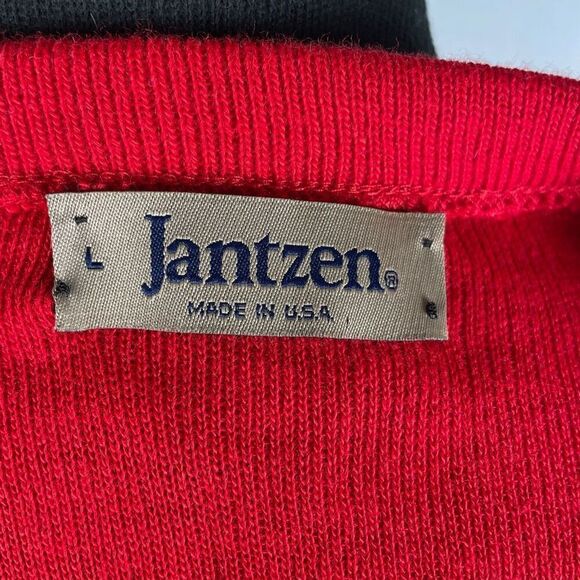 Jantzen NWT Red Knit Layering Vest - Mens L - Picture 7 of 8